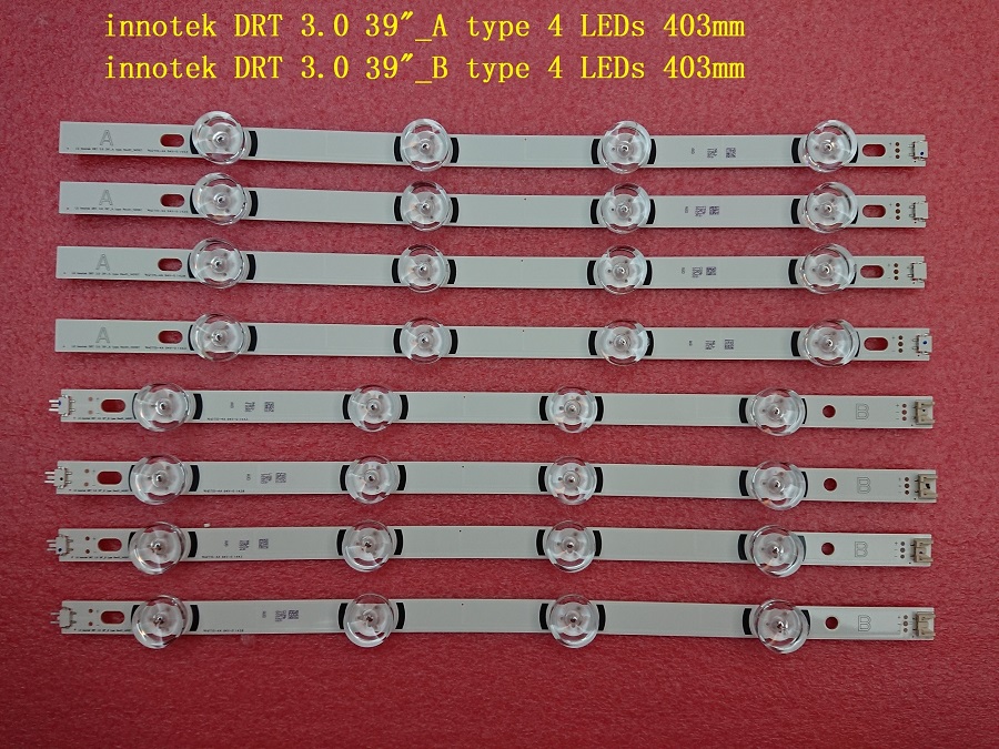 8 PCS LED backlight bar Replacement for LG innotek DRT 3.0 39